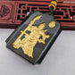 Black Jade God of War Pendant (Gold Plated)