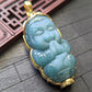 Green Monkey King Jade Pendant (Pre-order)