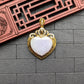 Light Pink/Purple Heart Jade Pendant
