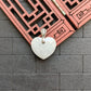 White Heart Jade Pendant