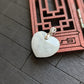 White Heart Jade Pendant