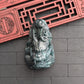 Detailed Dark Green Dragon Jade Pendant