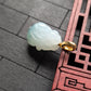 White/Green Rabbit Jade Pendant
