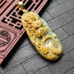 Yellow/Green Dragon Jade Pendant