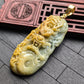 Yellow/Green Dragon Jade Pendant