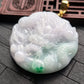 White/Green Dragon Jade Pendant