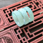 Light Green "V" Jade Ring