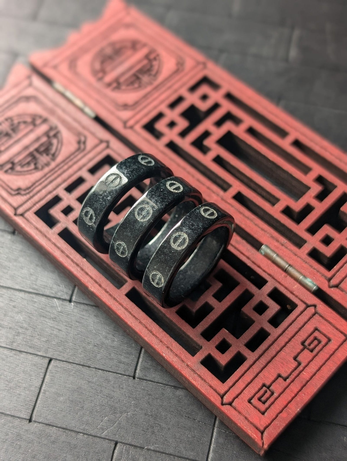 Black Jade Ring