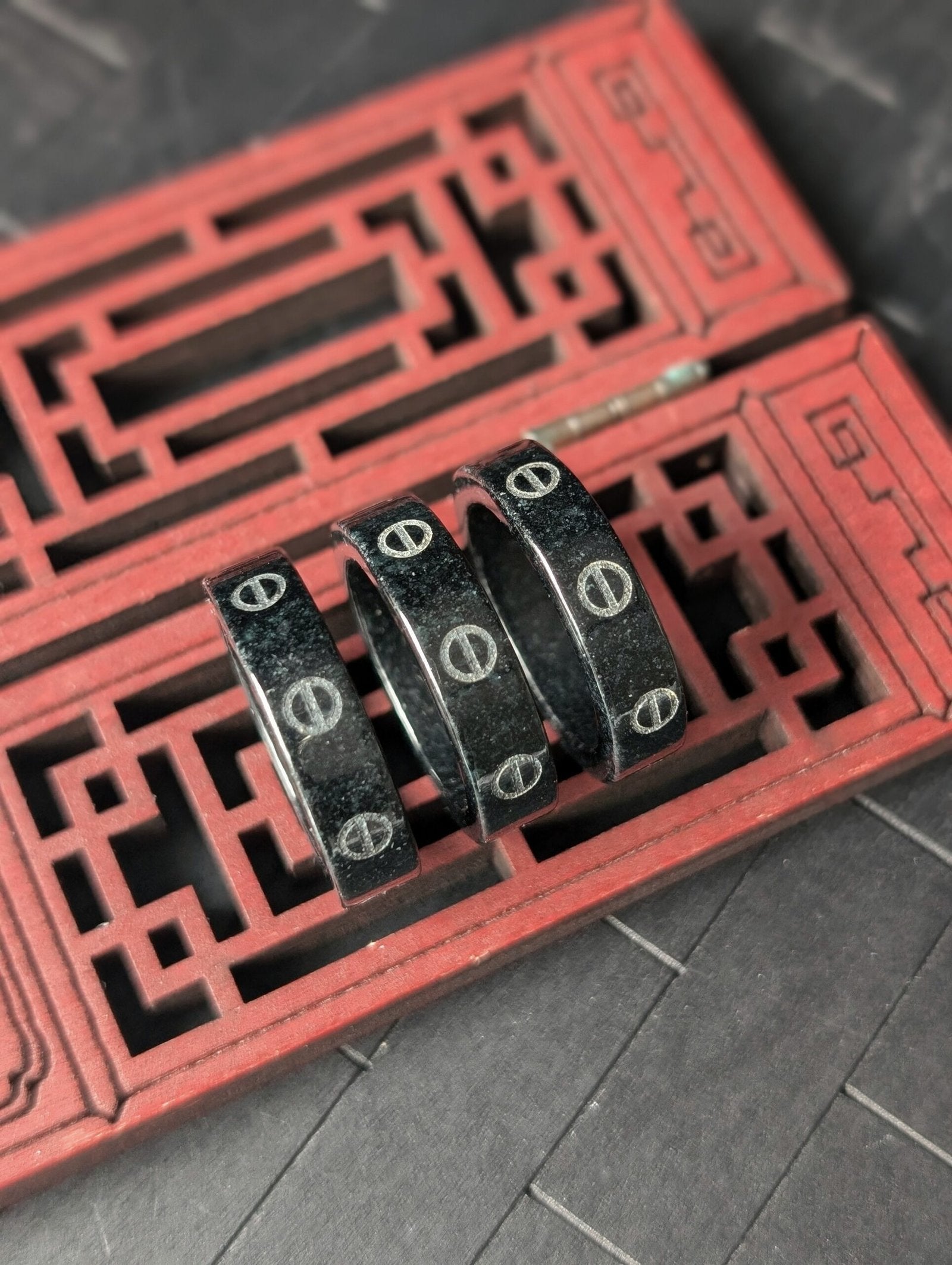 Black Jade Ring