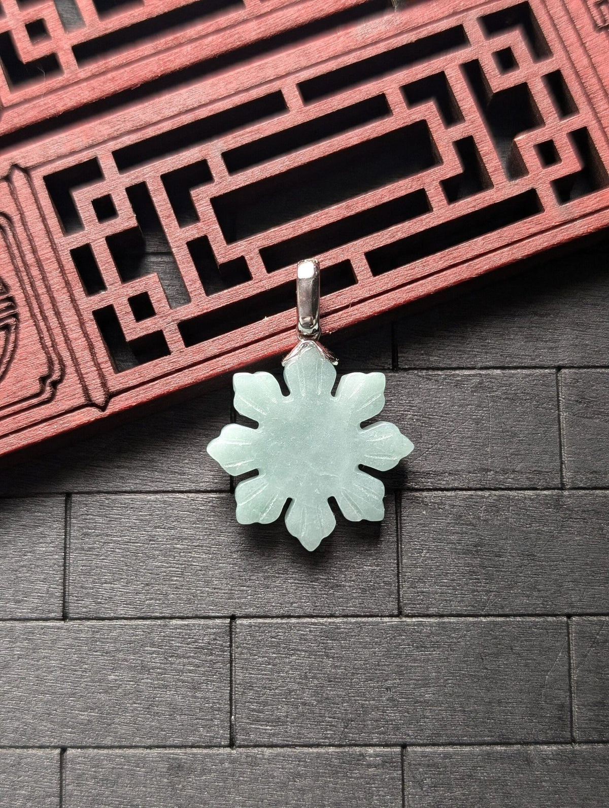 Green Filipino Sun Jade Pendant