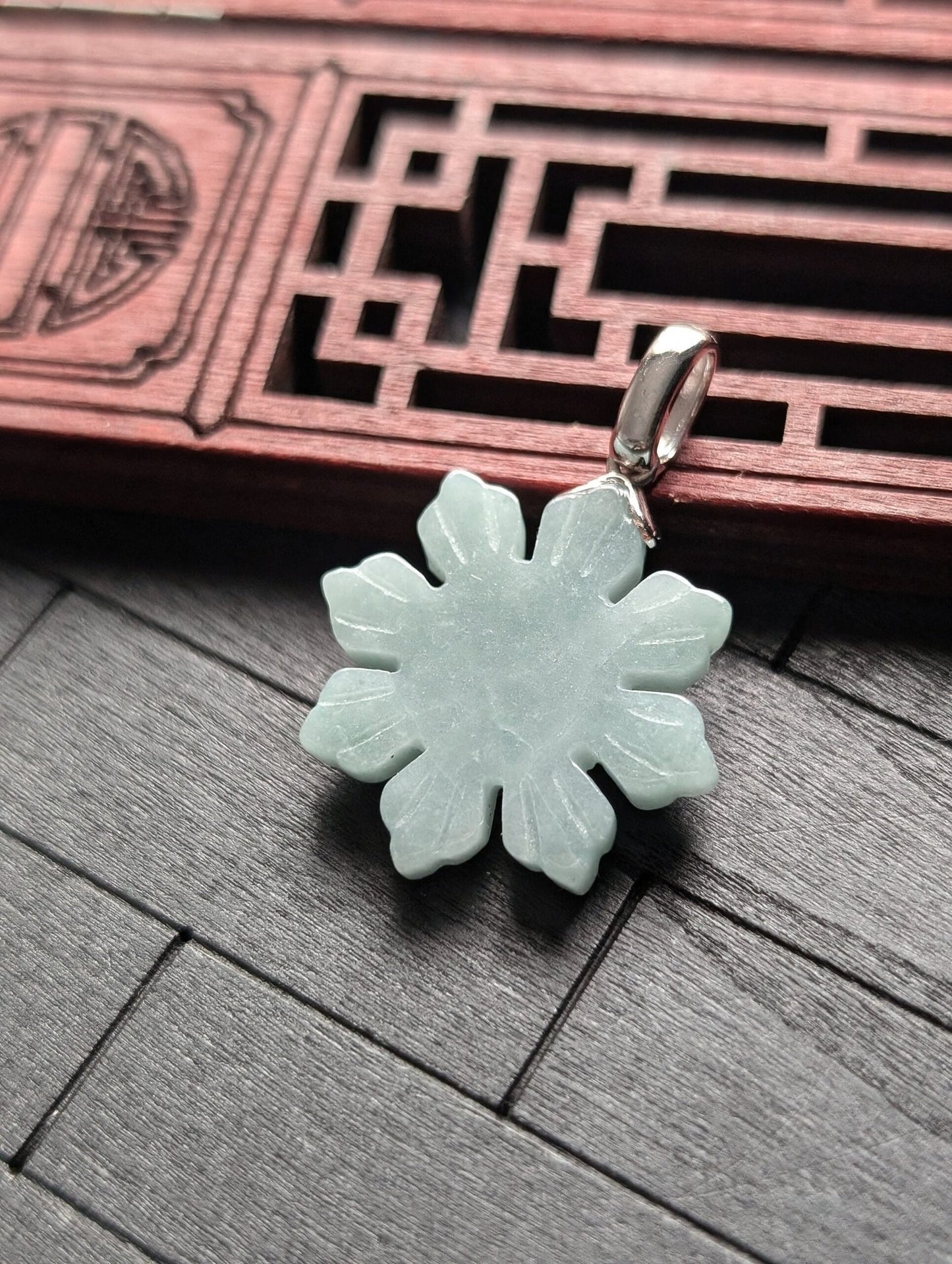 Green Filipino Sun Jade Pendant