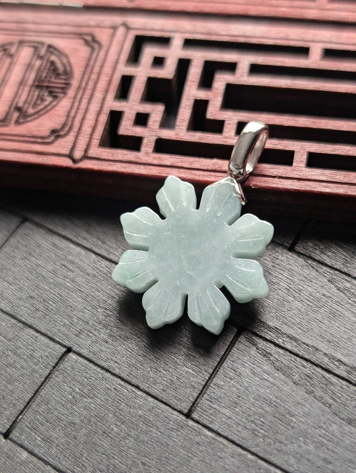 Green Filipino Sun Jade Pendant