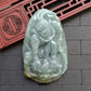 Green/Yellow Jade Monkey King Pendant