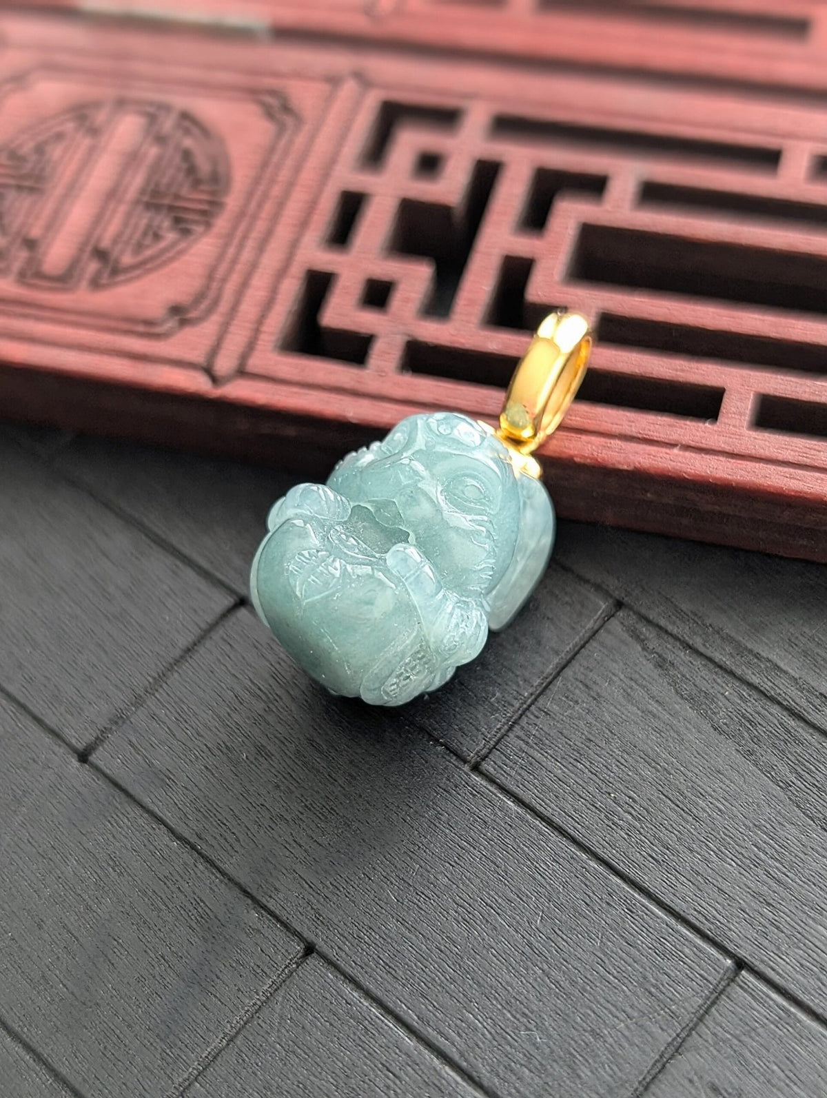 Year of The Rabbit Jade Pendant