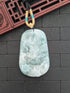 Green/White Dragon Jade Pendant