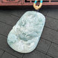 Green/White Dragon Jade Pendant