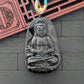 Black Jade GuanYin Pendant