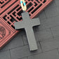 Black Jade Cross Pendant