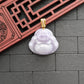 Lavender Buddha Jade Pendant