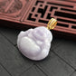 Lavender Buddha Jade Pendant