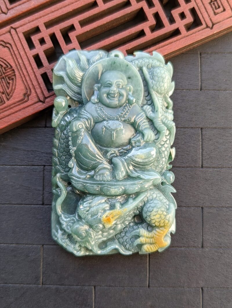 Yellow deals jade buddha