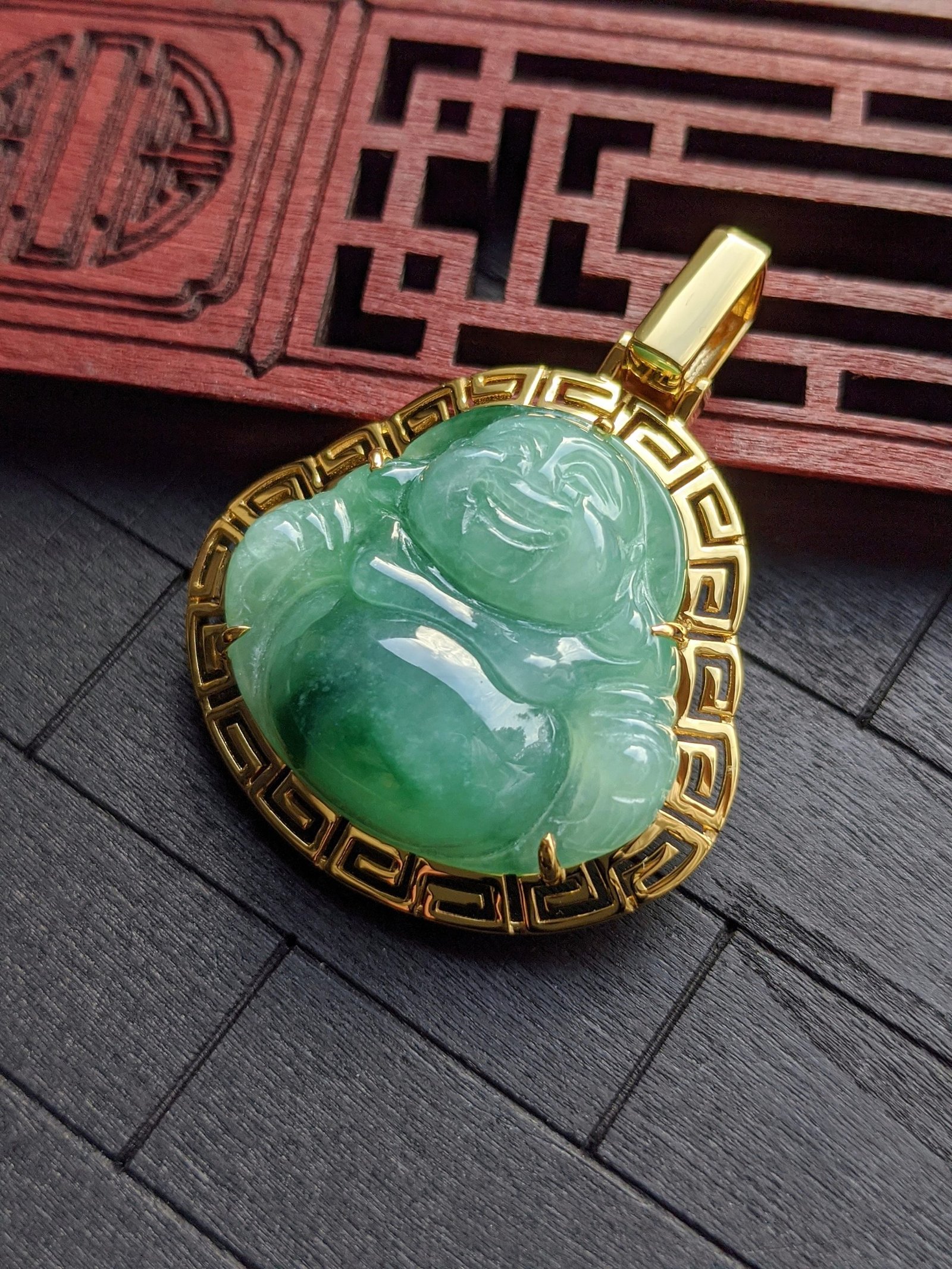 Multi Green Jade Buddha Pendant – JADE BROTHERS JEWELRY