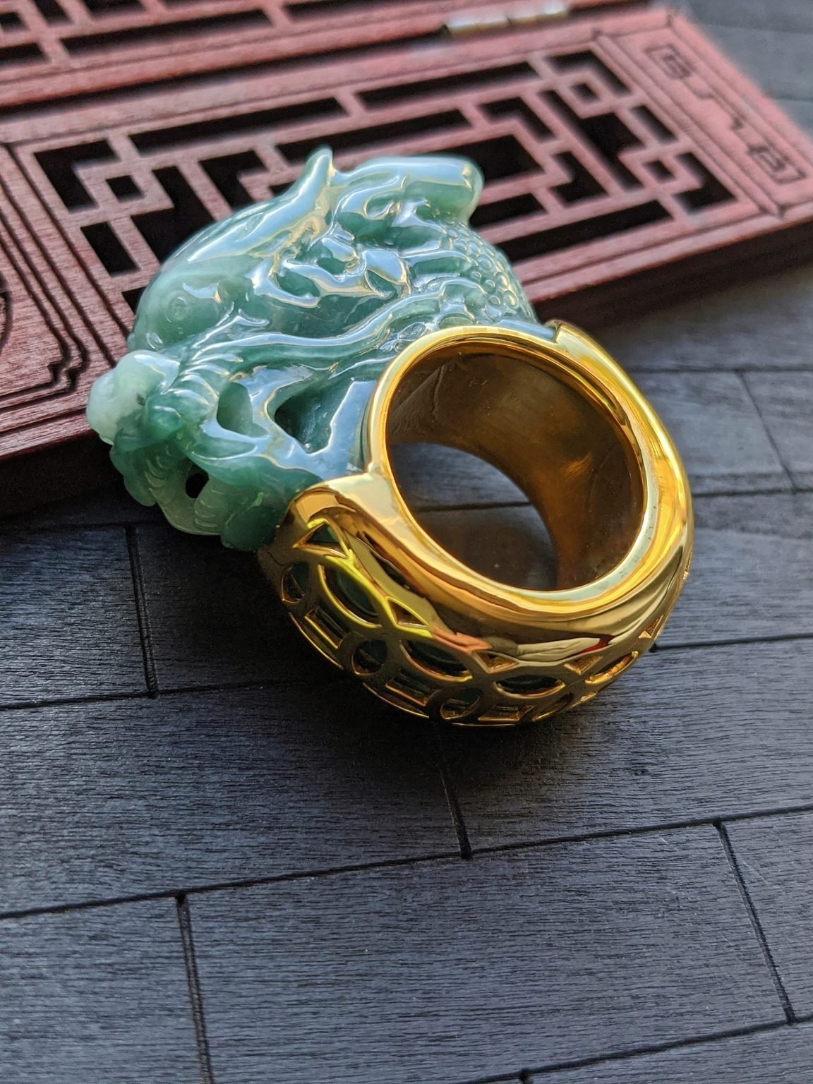 Jade Dragon Ring – JADE BROTHERS JEWELRY